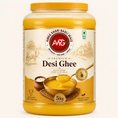 AMRG Premium Desi Ghee 5 kg from AMRG Khari Baoli Wale