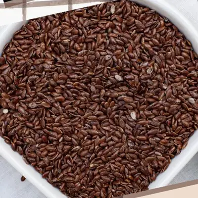 Flax Seeds Roasted from AMRG Khari Baoli Wale